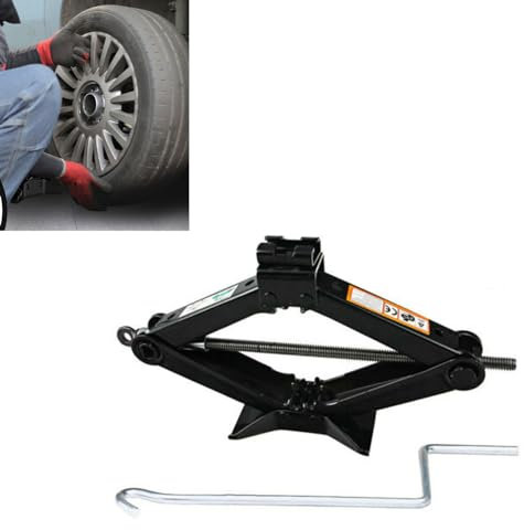 Cric losange pour voiture, cric ciseaux 2 T, cric professionnel, cric de manœuvre, cric avec manivelle