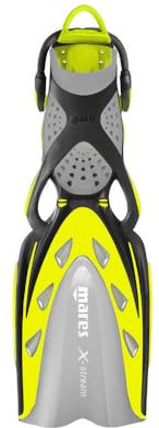 Mares X-Stream Geräteflosse Fersenbandflosse mit Bungee Straps (Ice gelb, XL)