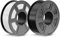 TECBEARS PLA+ Filament 1,75 mm Schwarz+Weiß 2KG, Verstärkt Zähigkeit PLA Plus 3D Drucker Filament, 0-300mm/s Druckgeschwindigkeit, 1KG Spulen, Maßgenauigkeit +/- 0,02 mm