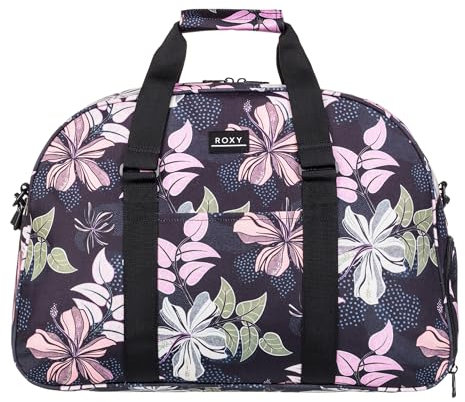 Roxy Seesack, Reisen, Arbeit, Fitnessstudio, Fitness, Strand, Alltag, recycelte Materialien, Anthrazit Sunny Floral Swim, Feel Happy Große Seesack