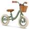 Huffy Kids Balance Bike, 10 Wheels, Adjustable Seat and Handlebars, Basket for Ages 2+ Blue or Green (Green)
