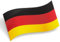 Auto-Magnet Deutschland-Flagge I 12 x 6,5 cm I Fan-Artikel I Fahne I magnetisch I wetterfest I kfz781
