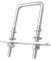 Lot de 5 boulons en U ronds en acier inoxydable, boucle de tube fixe M6, vis en forme de U for tôles fixes et panneaux en bois for la fixation, accessoires industriels extérieurs(M6*25 * 70)