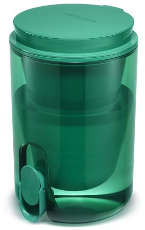 LifeStraw Home Studio Water Filter Dispenser, 10-Cup, Jade Green, BPA-Free Designed for Everyday Protects Against Bacteria, parasites, microplastics, PFAS, Lead, and Improves Taste
