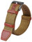 SHZZHS Nylon-Uhrenarmband für Hamilton H69439931 H69439411 Armband 20 mm 22 mm Marken-Freizeit-Uhrenarmbänder (Farbe: Khaki-schwarzer Verschluss, Größe: 22 mm)