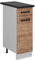 Vicco Küchenunterschrank R-Line, Goldkraft Eiche, 30 cm AP Anthrazit