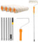 Kit Peinture Rouleau Pinceau, Rouleau de Peinture avec Manche Télescopique 30-180cm Kit de Rouleau à Peinture avec 4 Rouleaux de Rechange Pinceau Mural pour Murs et Plafonds (Rouleau à Peinture 180cm)