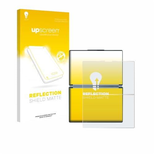 upscreen Entspiegelungs-Schutzfolie für Lenovo Yoga Book 9i Gen 10 Displayschutz-Folie Matt [Anti-Reflex, Anti-Fingerprint]
