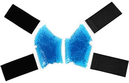 BAZEITFLOW Poche de Glace Cheville Pack Gel Chaud Froid Souple pour Soulagement de Articulaire Ankle Ice Pack Réutilisable PVC Ultra Doux