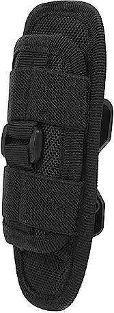 BIUDECO Rotatable Duty Belt Pouch with Heavy Duty Clip Portable Flashlight Holder for Medium to Large Torches Flashlight Cover Case for Outdoor Use