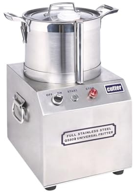 4L 6L 10L Big Power 750W 1500W Bowl Cutter Chopper for Food High Speed Meat Mincer Chili Onion Ginger Vegetable Cutting Machine Easy to Use(15L)