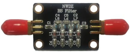 Nucelit 88-108Mhz Filtro a prova di interferenze Broadcast Band Stop Filter Notch passivo per Blog Ricevitori ad onde corte Componente elettronico