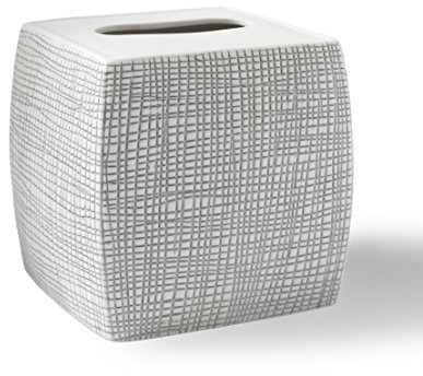 Kassatex Arf-SD Raphia Porte-Savon, Porcelaine, Tissue Holder