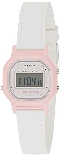 Casio Women's 'Vintage' Quartz Resin Casual Watch, Color:White (Model: LA-11WL-4ACF)