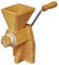 Farina Kornkraft Handgetreidemühle - Getreidemühle - Lärche, Edelstahl - Mahlt Getreide und Mais