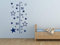 Messleiste als Wandaufkleber Geschenk zur Geburt Geburtstag, Wandsticker Babyzimmer Deko Wachstum Diagramm, Wandtattoo Mädchen / 100x57cm / 042 flieder