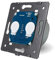 LIVOLO VL-C702WR - Interruptor de luz táctil de cristal para persianas, color negro
