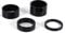 Yosoo Health Gear Bike Headset Spacer, Bicycle Stem Headset Spacer, Road Bike Stem Spacers Front Fork Stem Headset Washers 5mm/10mm/15mm/20mm Aluminum Alloy Headset Spacers for Mountain Bike (Black)