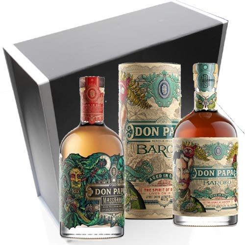 Vinaddict Rum Geschenkbox Don Papa Neuheiten - Baroko und Don Papa Masskara. 2x70cl.