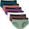 INNERSY Damen Unterwäsche Baumwolle Weich Schlüpfer Stretch Pantys Frauen Unterhosen Mehrpack 6 (M, Mehrfarbig hell)