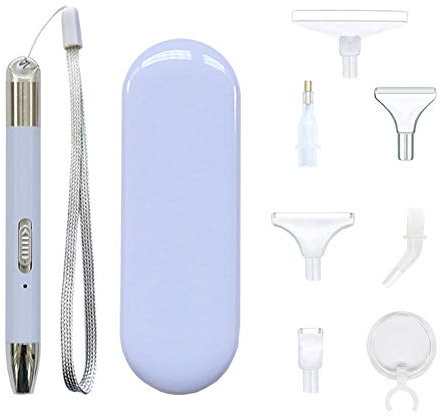 Domybest Stylo de Peinture Diamant Lumineux Rechargeable avec 7 Pièces Tête de Rechange pour Stylo de Peinture Diamant