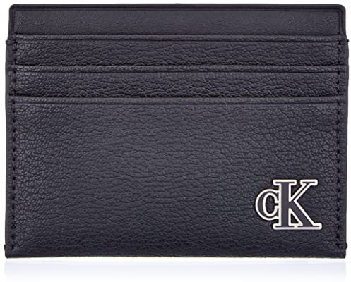 Calvin Klein Jeans Ckj Minimal Monogram, Accessori da Viaggio-Portafogli Tri-Fold Donna, Black, Taglia Unica