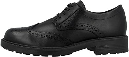 Clarks Orinoco2 Limit, Oxford Donna, Black Leather, 38 EU