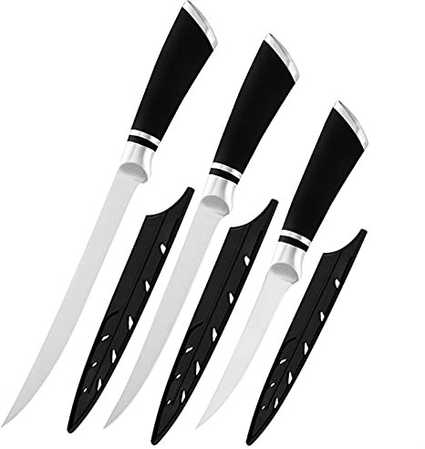 Couteau de cuisine Couteau en acier inoxydable Couteau de désossage 6 '' 7 '' 8 '' pouce japonais poisson couteau de filet de filet de poisson tranchant découper coupure de pêche cuisine couteau de cu