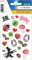 HERMA 15729 Aufkleber Glück Glitzer klein mini, 40 Stück, Kleeblatt Sticker mit Marienkäfer Herzen Hufeisen Fliegenpilz, Etiketten für Fotoalbum Hochzeit Tagebuch Poesiealbum Scrapbooking Liebe Deko