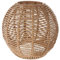 Creely Home Lighting Abat-jour en rotin tissé à la main Style rétro Marron