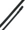 SIE Lederzügel aus Gummi, Schwarz / Braun, Cob Full (Cob, Schwarz)
