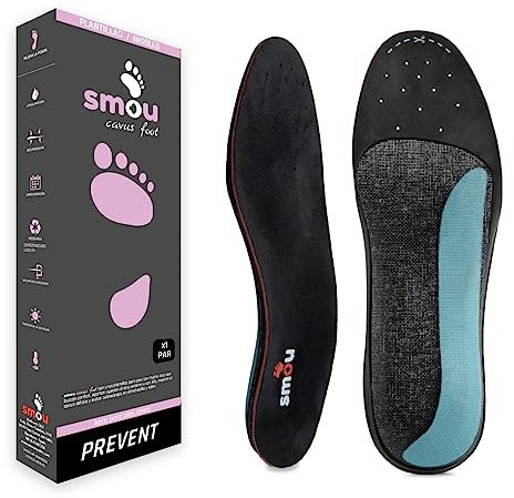 SMOU CAVUSFOOT - Solette per piedi cavi, da donna e da uomo, in gel e memory foam ortopedici | Scarico metatarsale con supporto ad arco | Grande ammortizzazione
