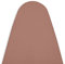 Encasa XO Housse Table à Repasser avec Feutre épaisseur 4 mm - Bronzer - Plain Couleurs Cotton, Elastic (Convient à la Norme Wide Boards of 125x46 cm) Réfléchissant à la Chaleur