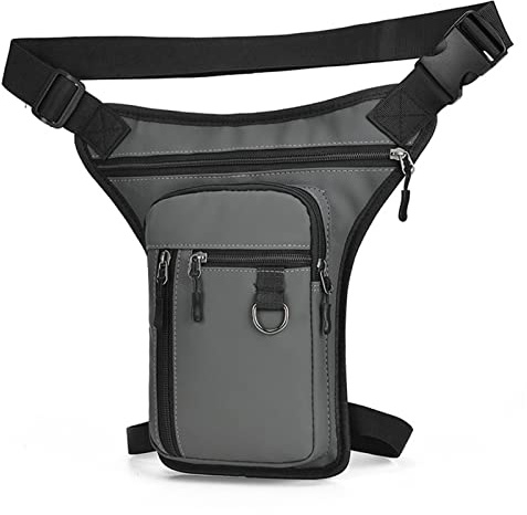PW TOOLS Drop Beintasche Motorrad Oberschenkeltasche für Männer Frauen Hüfttasche Multifunktionale Oberschenkel Taille Bauchtasche Drop Beintasche für Radfahren Reiten Reisen Outdoor Motorradtasche