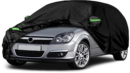 JUDANNA Autoabdeckung Wasserdicht Ersatz für 1998-2009 Opel Astra G H, Outdoor Auto Abdeckplane Vollgarage Autoplane Regen Sonne Staub Schutz Auto Abdeckung