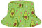 Fischerhut Für Damen Herren Grüne Avocado Sonnenschutz Hut Uv Schutz Freizeithut Faltbarer Unisex Strandhut, Für Freizeitkleidung, Herbst, Strandsport, 56-58cm