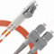 BEYONDTECH Cable de fibra óptica LC a SC OM2 Multimodo Duplex (100 Metros - 1 Unidad) - Latiguillo Doble Fibra Óptica UPC/UPC - 50/125 (LSZH)