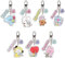YAzgan 7 Stück BT21 BTS Koreanische Schlüsselanhänger aus Acryl, Bangtan Boys Telefon Anhänger Schlüsselanhänger Geschenke für Fans