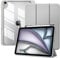 TiMOVO Case for iPad Air 11 Inch (M3/M2-2025/2024) with Pencil Holder, iPad Air 5th/4th Generation Case (2022/2020) 10.9 Inch, Slim Protective Cover with Clear Back, Auto Wake/Sleep, Light Gray