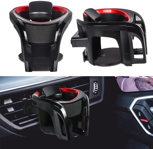 Car Cup Holder Mount, 2 in 1 Adjustable Car Drink Cup Holder Expander Cup Holder for Hot And Cold Drinks Car Drink Holders Compatible with Most Vehicles