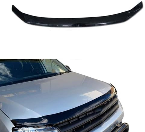 OkiiO Auto Motorhaube Windabweiser für VW Amarok 2009-2021, Schützt Die Motorhaube vor Steinen Insekten Steinschlagschutz Motorhaubenabdeckung Aerodynamisch Auto Zubehör