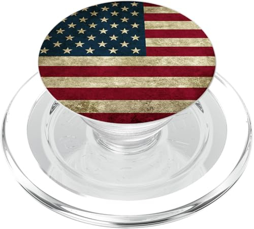 USA Flag Vintage American US Stars & Stripes Distressed PopSockets PopGrip für MagSafe