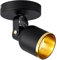 Aisilan Deckenstrahler Schwarz und Gold Dimmbar LED 7W Drehbar Deckenlampe Spots Modern Schwenkbar Deckenleuchte Strahler für Küche, Wohnzimmer, Schlafzimmer