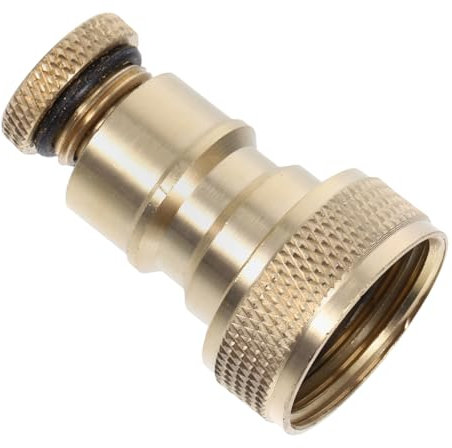 DOITOOL Drehbarer Gartenschlauchanschluss – Automatische Wasserdüsenverbindung Für Waschmaschine Messinghahnzubehör