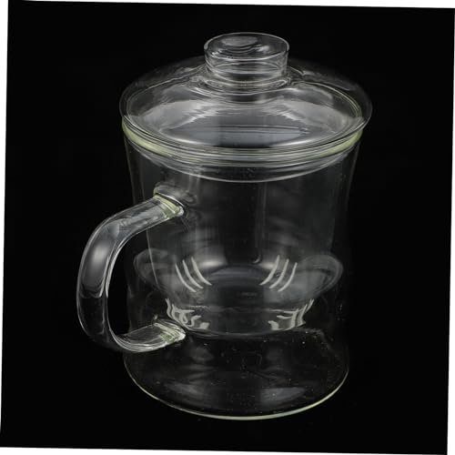 Alipis Taza De Té Infusor y Tapa Taza De Vidrio Para Infusiones Para Hogar y Oficina