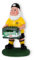 Borussia Dortmund Unisex – Erwachsene BVB Gartenzwerg Bierkasten Edition Kulturbeutel, Schwarz Mit Neon-gelb, 33,0 X 18,0 X 12,0 Zentimeter