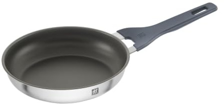 ZWILLING Simplify Bratpfanne 20 cm, Keramik-Antihaftbeschichtung, Induktionsgeeignet, Für alle Herdarten, Edelstahl