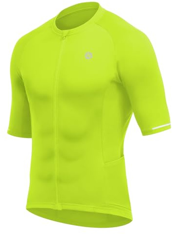 Nepest Radtrikot Herren Kurzarm Fahrradtrikot Herren, 6 Taschen, UPF50+ | Rennrad Trikot Herren Kurzarm, Atmungsaktiv, Schnelltrocknend, Reflektierend, Eng Anliegend, MTB Trikot, Fahrrad, Sommer