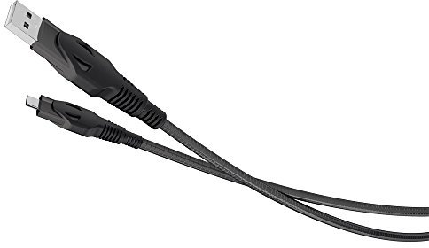 Gioteck - Gioteck Cable de Carga y Juega Trenzado de 2 Metros TX - Viper para Mando PS4 y Xbox One (PlayStation 4)