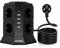 HOVNEE Steckdosenleiste Mehrfachsteckdose 8 Fach Steckdosenturm (2500W/10A) mit 4 USB-A Ladeanschlüsse und 2,0 m Kabel (5V/4,5 A),Überspannungsschutz und Kurzschlussschutz,Schwarz